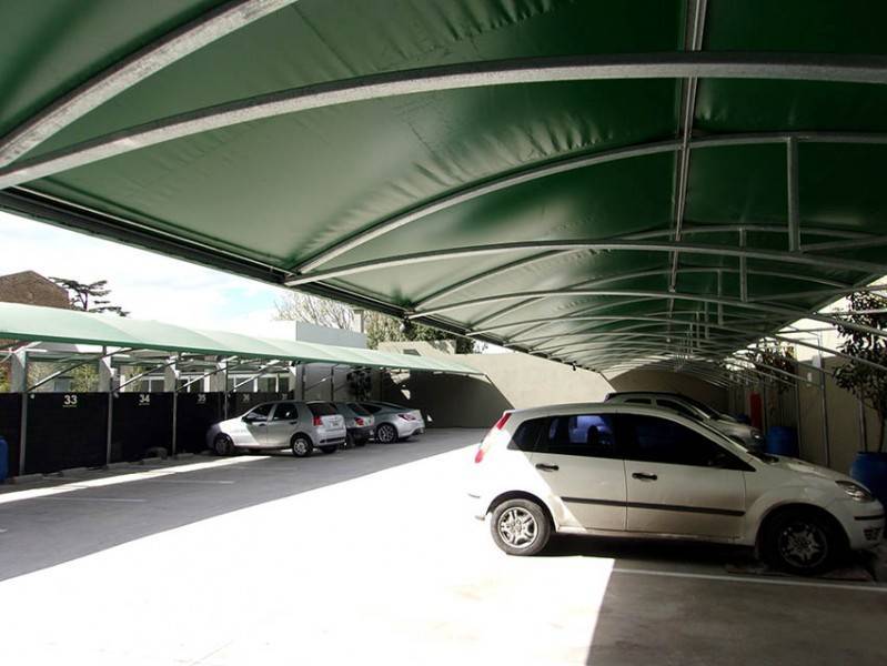 Toldos estructurales para estacionamientos