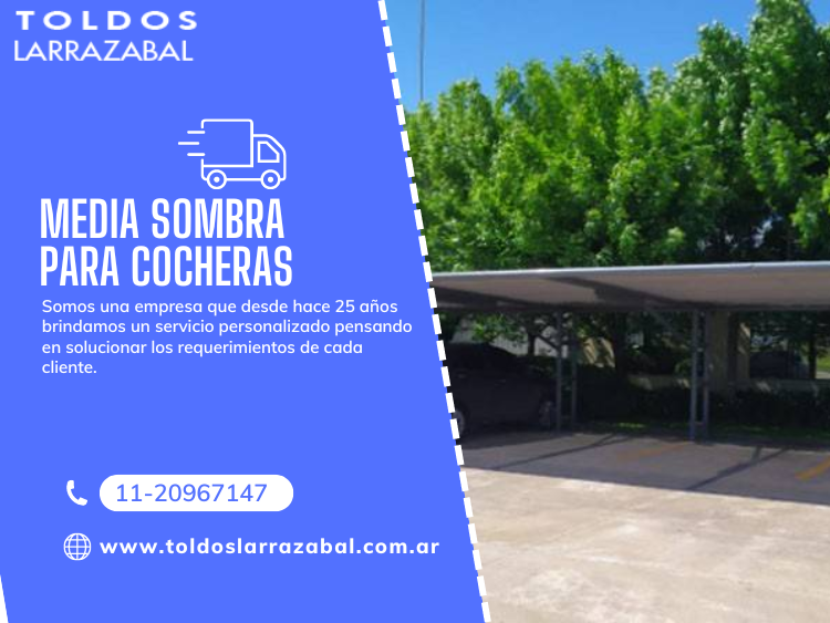 Media sombra para cocheras: Máxima protección térmica y resguardo para sus vehículos